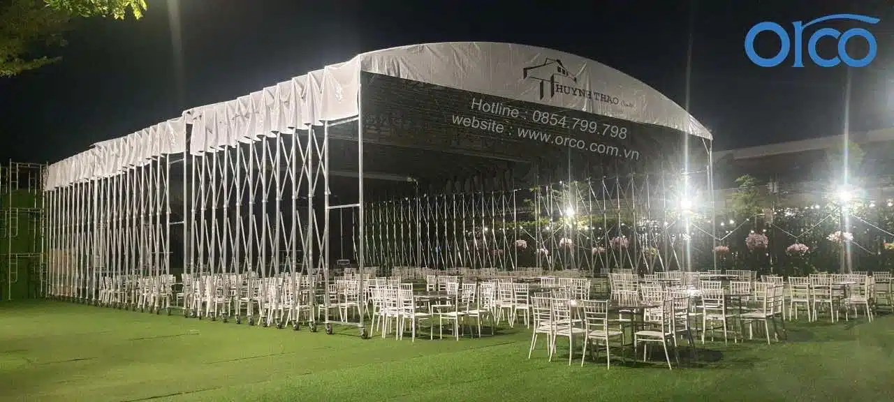Một mái che dự phòng tiệc cưới tại Hóc Môn HCM